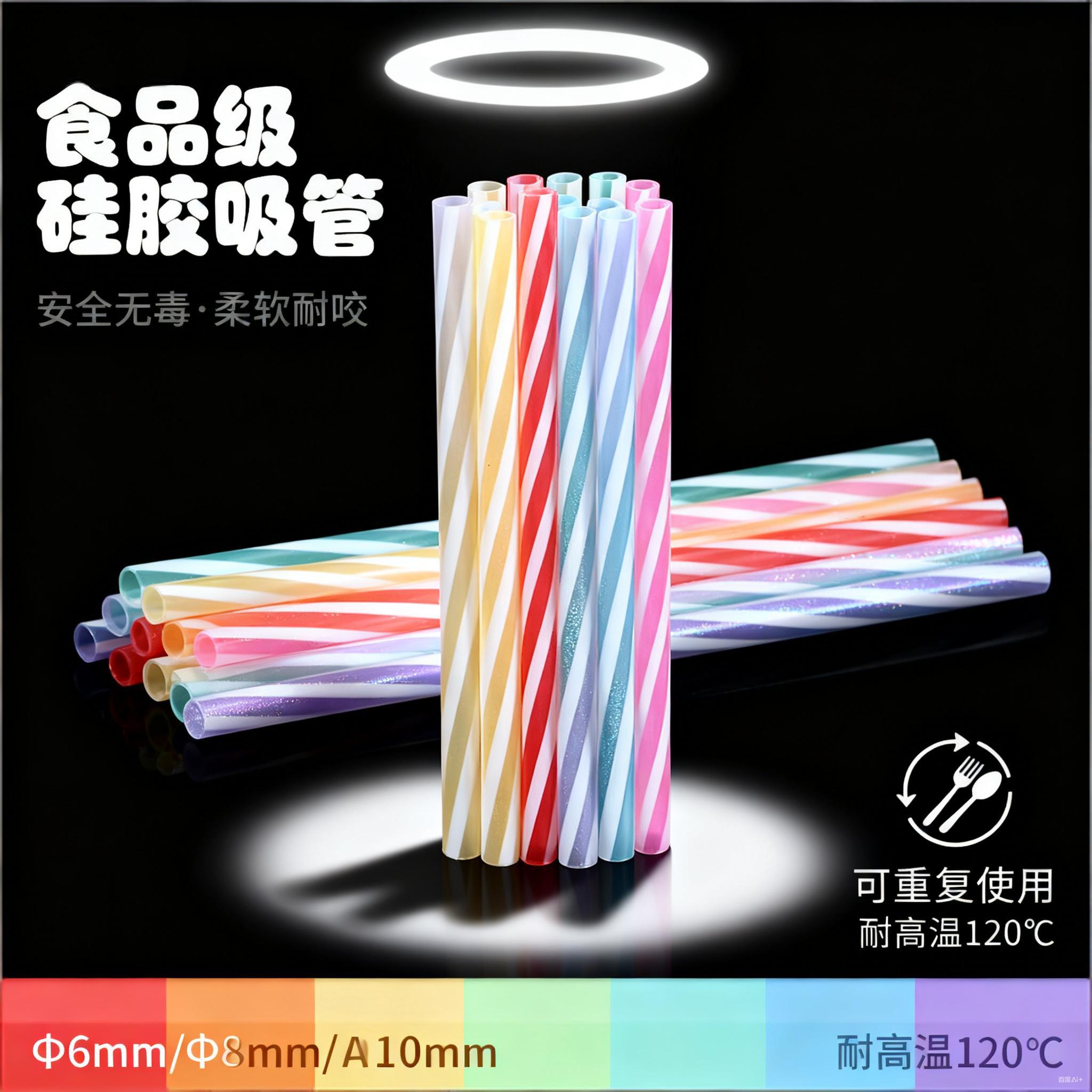 食品級矽（guī）膠吸管