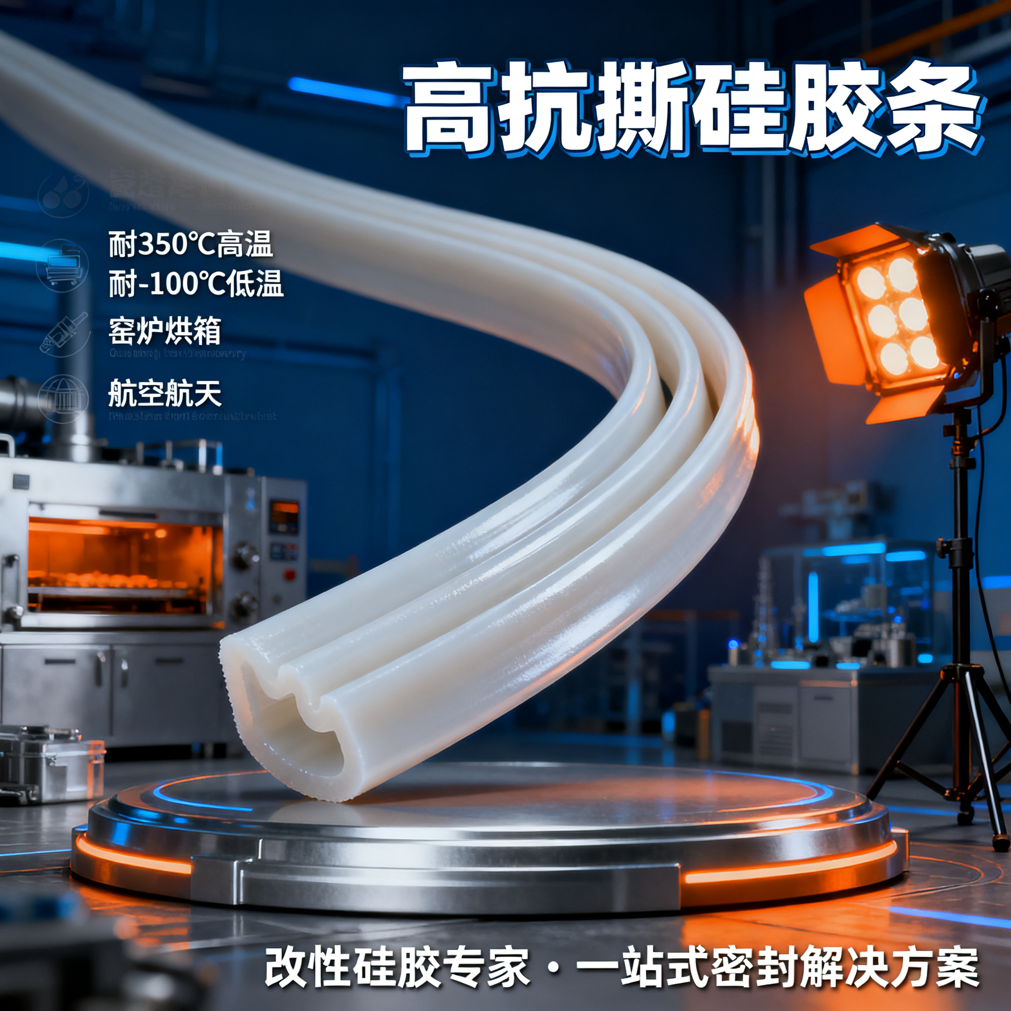 高抗撕矽膠（jiāo）條