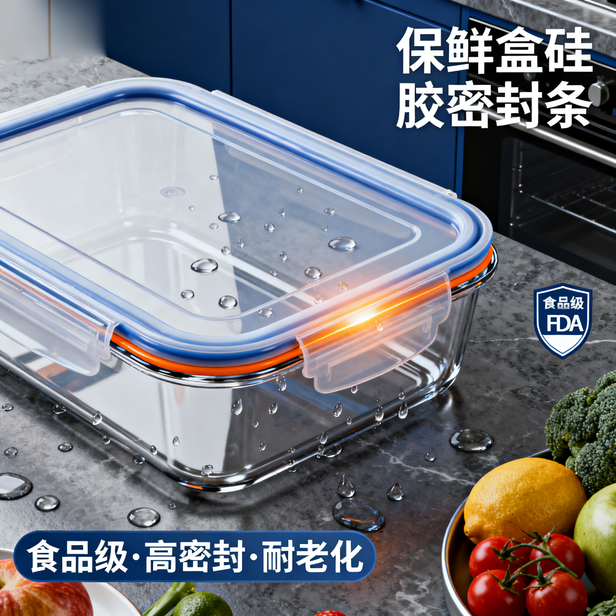 保鮮盒（hé）矽膠密（mì）封條