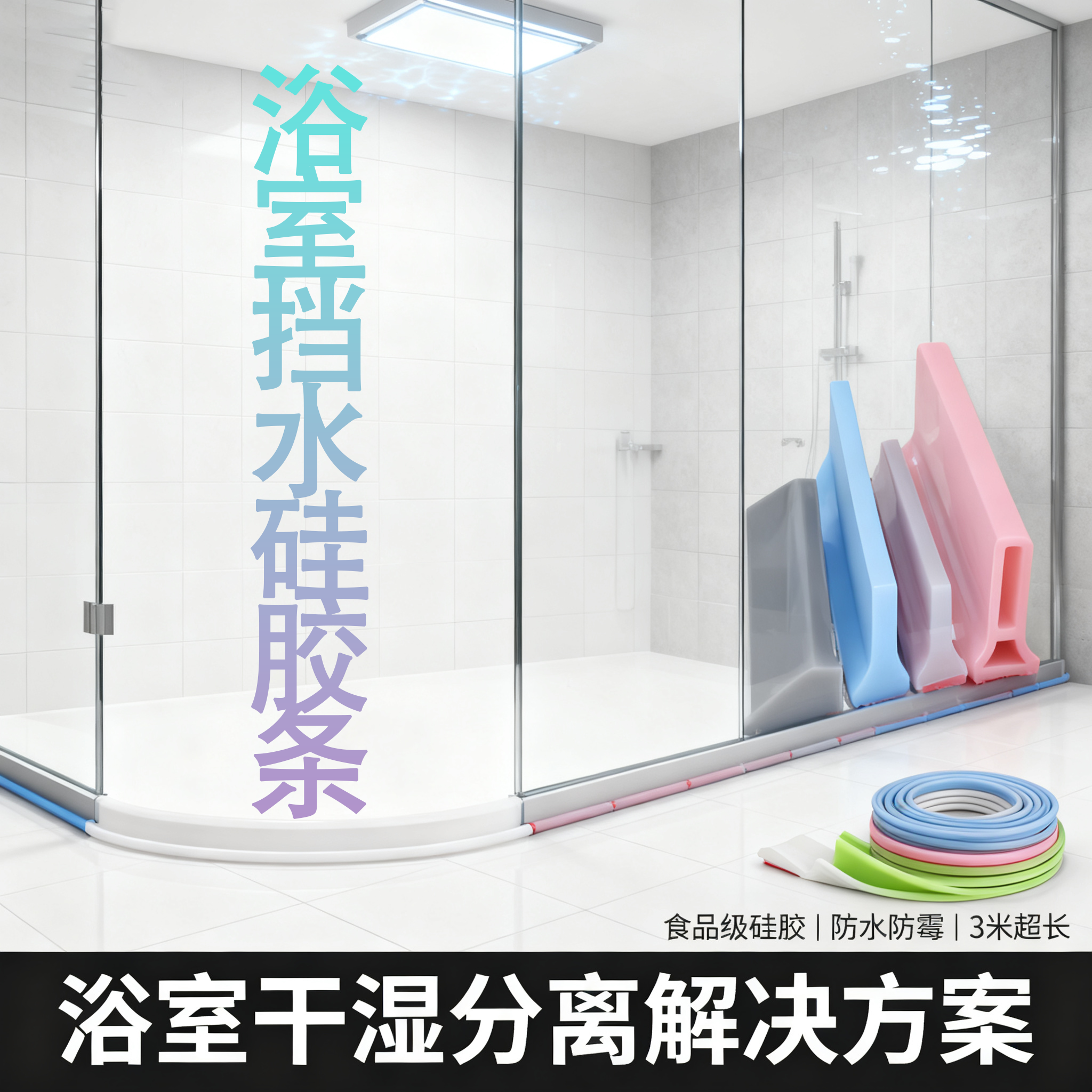 浴室擋水矽膠條