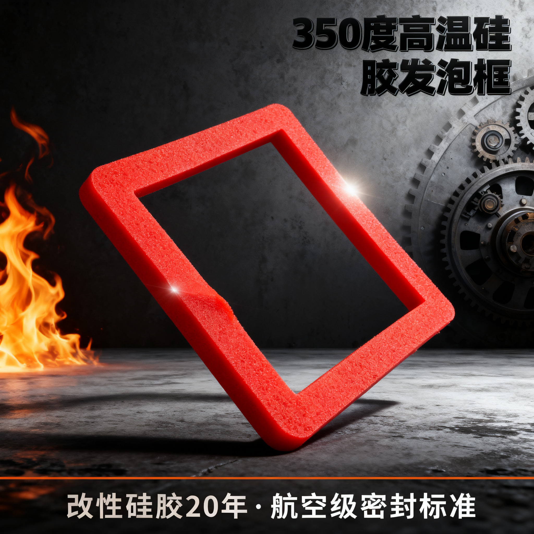 350度高溫矽膠發泡框